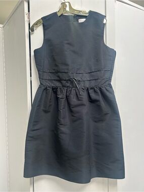 RED Valentino Black Sleeveless Fit-and-Flare Dress